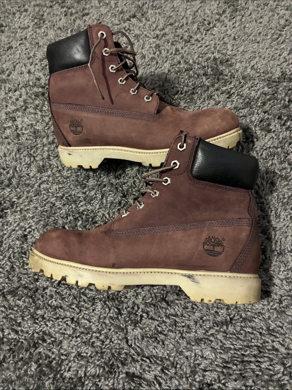 Brown timberland boots